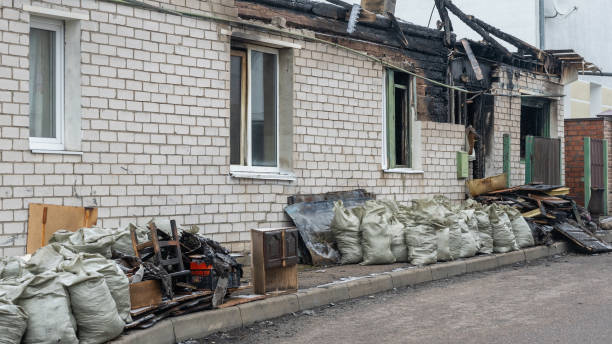 Professional Fire Damage Removal technician working in Woodinville, WA